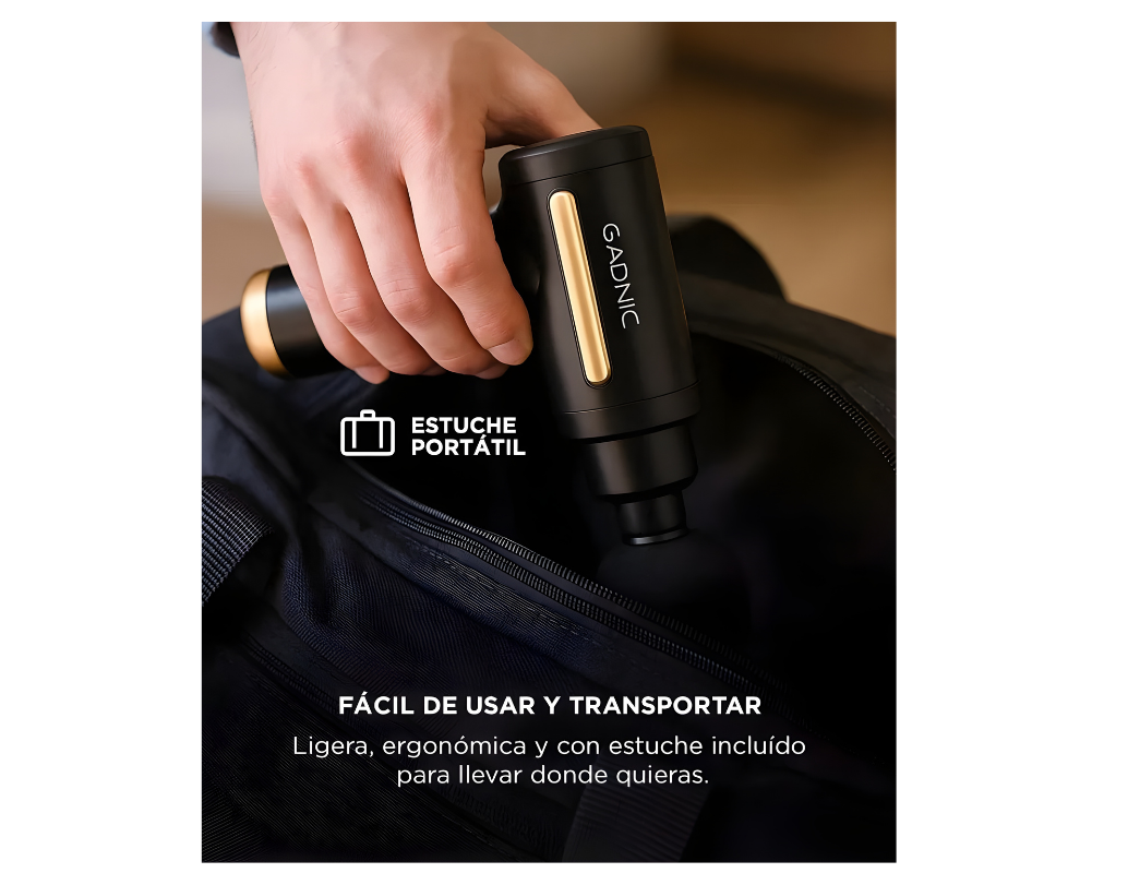 Eliminá el dolor muscular en minutos sin salir de tu casa.